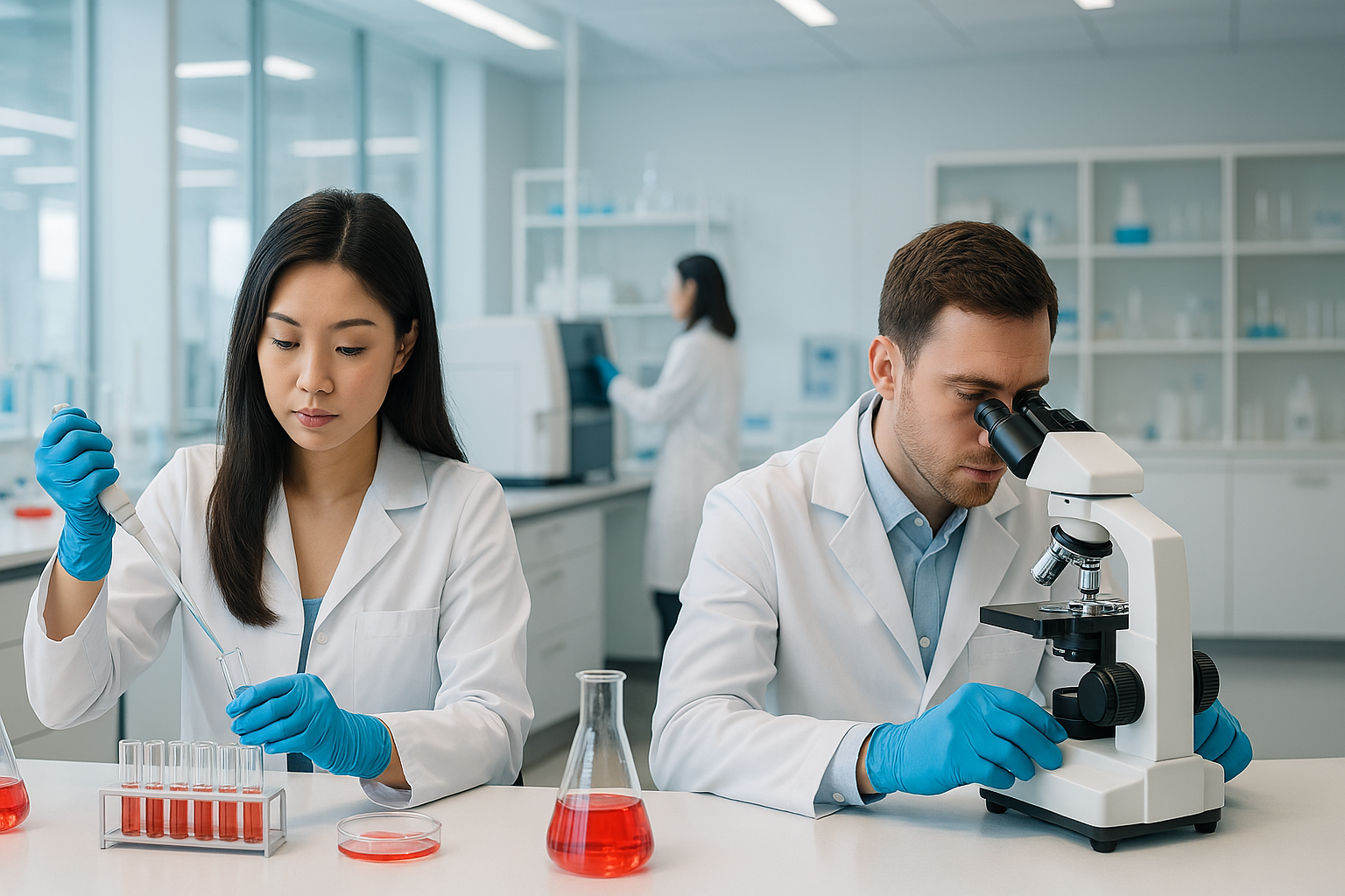Interface Laboratories laboratory research facility showing advanced diagnostic and computational equipment